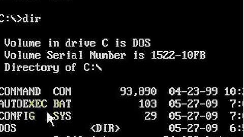 A+ Computer Repair Training Course   MSDOS Basics   Lesson 1   YouTube