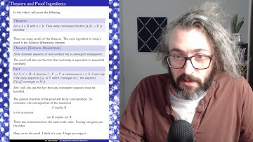 An application of the Bolzano-Weierstrass theorem | Real Analysis