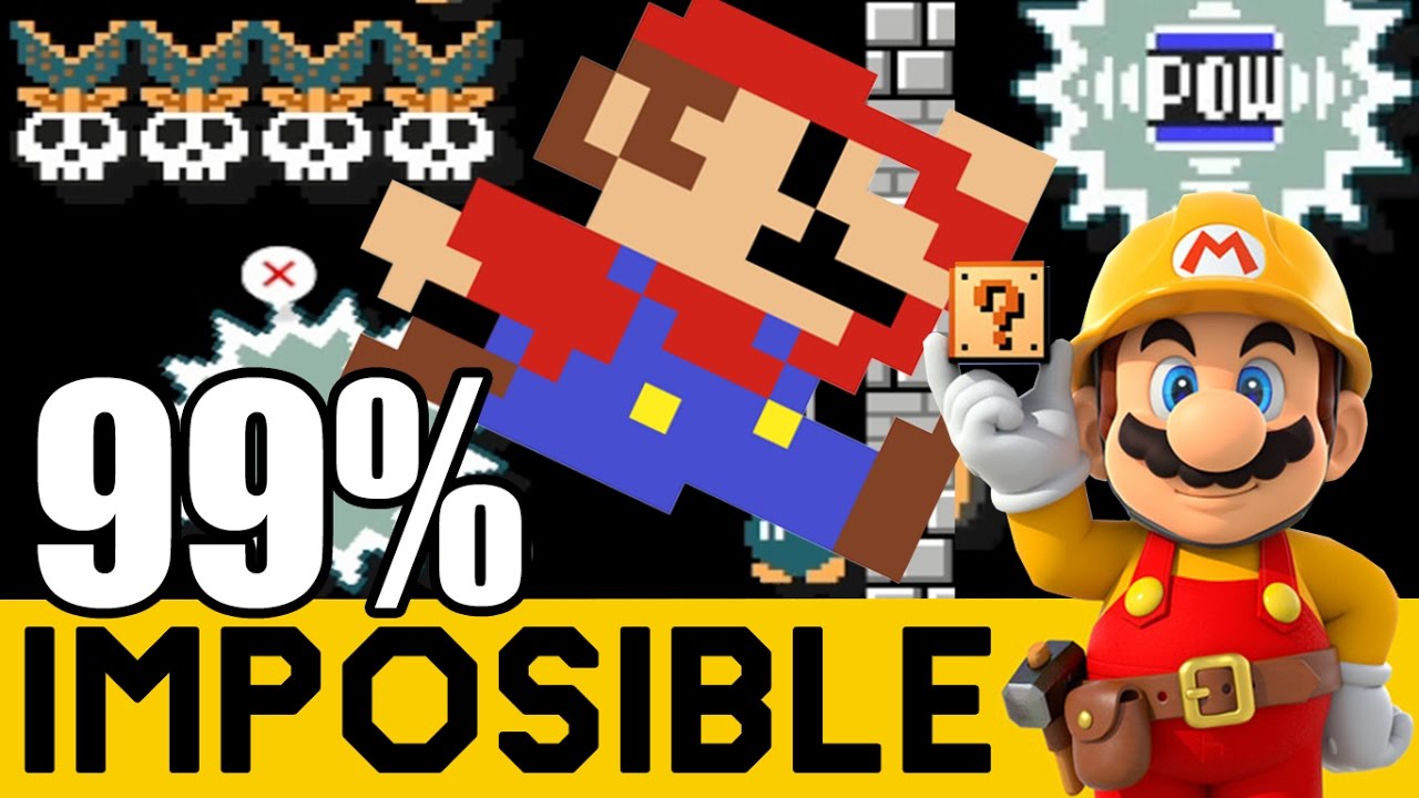 experto deportivo Super Mario Bros Igual Puede Ser Difícil :o - NIVELES 99% IMPOSIBLES #35 |Super Mario Maker| ZetaSSJ