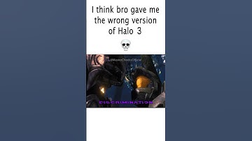 He sold me a weird copy of Halo 3