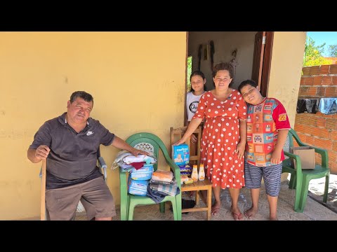 Surprise! Ms. Eliane, 6 months pregnant, did NOT EXPECT me to arrive with so many GIFTS!