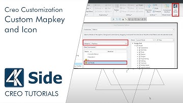 Creo Customization: Custom Mapkey and Icon in Creo