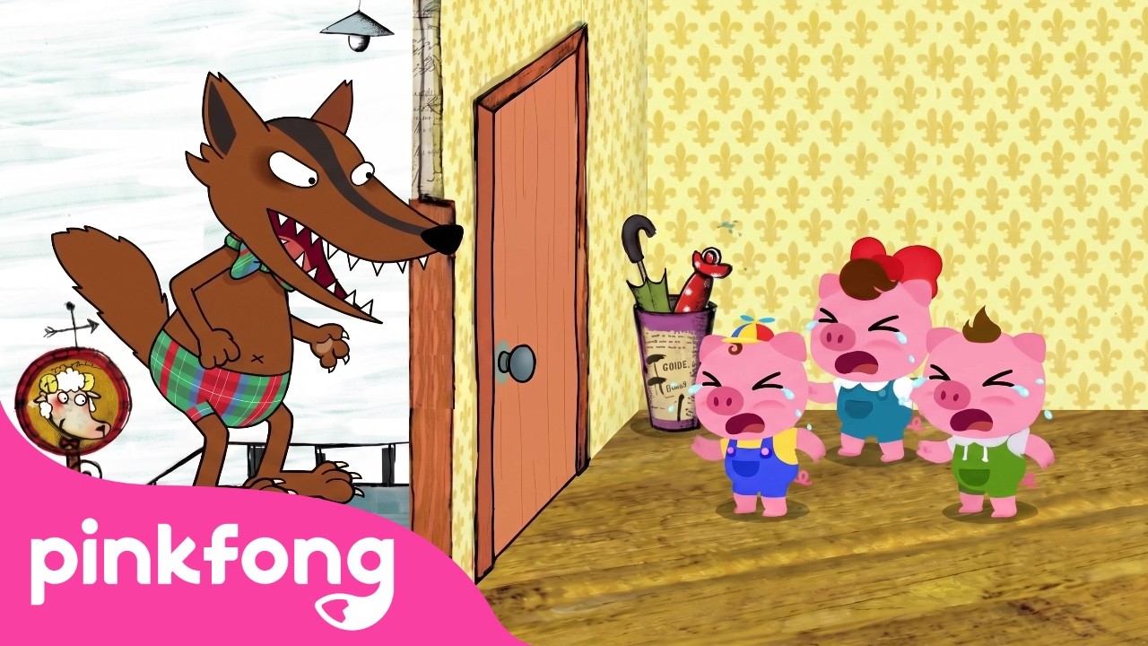 It's a Big Big Bad Wolf 🐺 | Fairy Tales for Kids | Pinkfong