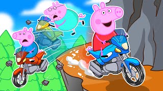 Peppa And Georges Dangerous Bike Ride