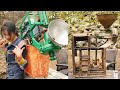 女汉子帮村民修复玉米磨粉机！👍 A Talented Girl  helped the villagers repair the corn mill!｜林果儿