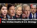FULL: Blumenthal, Gillibrand, Reed, Rosen &amp; King Clash With Hegseth Over Iran War &amp; $25B Cost | AC1E