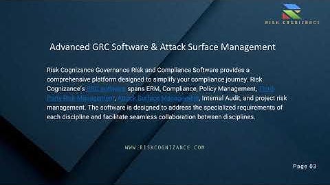 Risk Cognizance   The Leading GRC Software for MSSPs and GRC Tools for MSPs