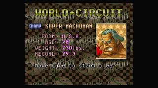 Super Punch out!! testing 2 player mode on (SNES MINI)