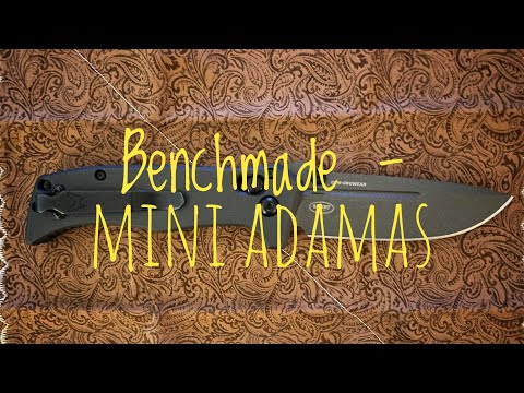 Benchmade Mini Adamas with AWT Aluminum Scales