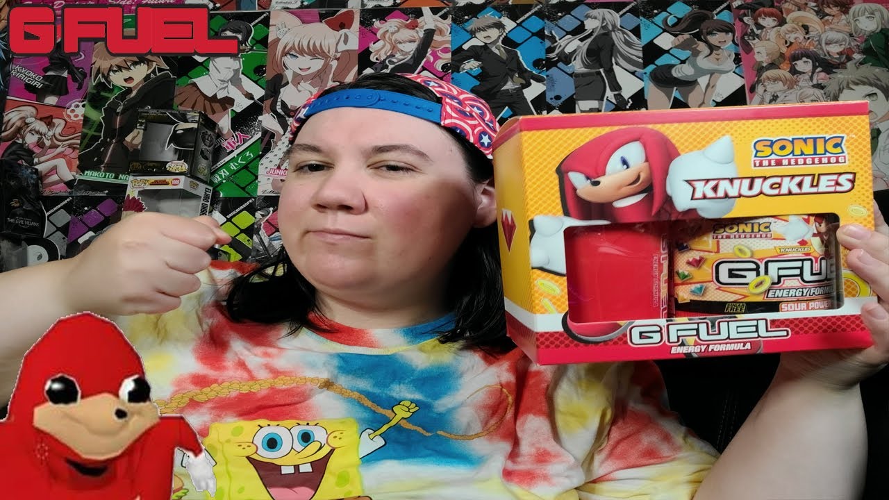SOUR POWER COLLECTOR'S BOX (Knuckles) GFUEL REVIEW & UNBOXING