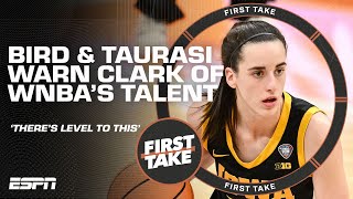 Will Caitlin Clark be an INSTANT WNBA STAR? 🤔 Stephen A. expresses doubt | First Take screenshot 1