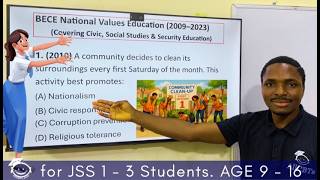 Celebrity BECE 2026: Social Studies, Security & Civic Questions | National Values Education Questions Wealth