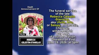 Rebecca Stanisla ~ Short Obituary