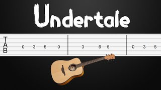 Waterfall - Undertale Guitar Tutorial, Guitar Tabs, Guitar Lesson (Fingerstyle)