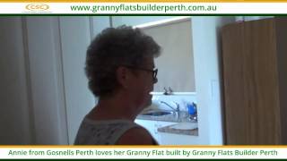 Annie from Gosnells Perth loves her Granny Flat built by Granny Flats Builder Perth