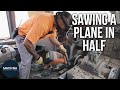Taking Apart An Entire Plane To Sell For Scraps | Wrecking Plan | Machina