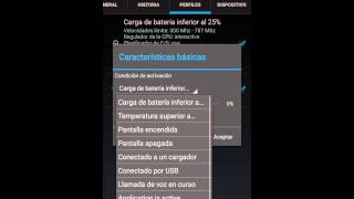 Ahorrar batería en tu Android - Ajustes de CPU (ROOT)