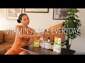 What i take for healthy hair skin  body  vitamin routine  unboxing