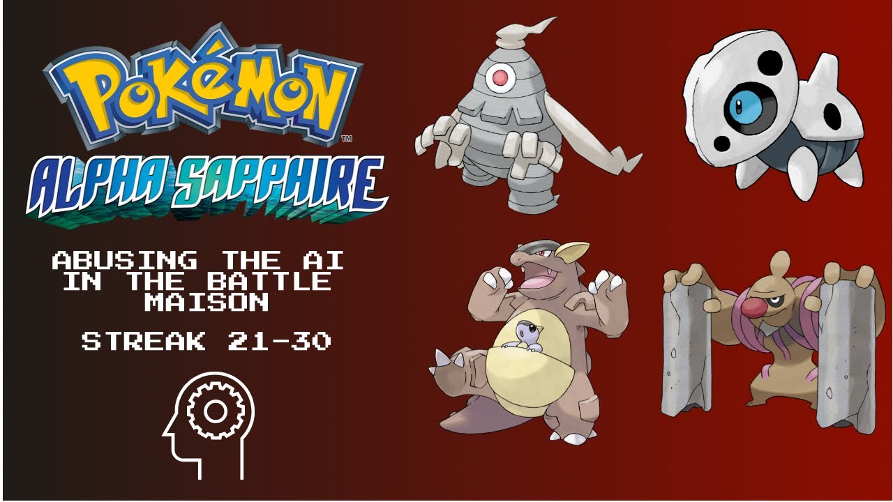 Abusing the AI in Pokémon | Alpha Sapphire Battle Maison | Trick Room Streak 21 to 30