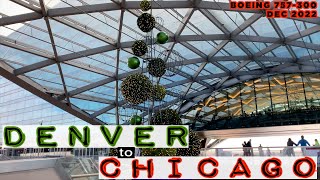 Flying Denver to Chicago - Boeing 757-300