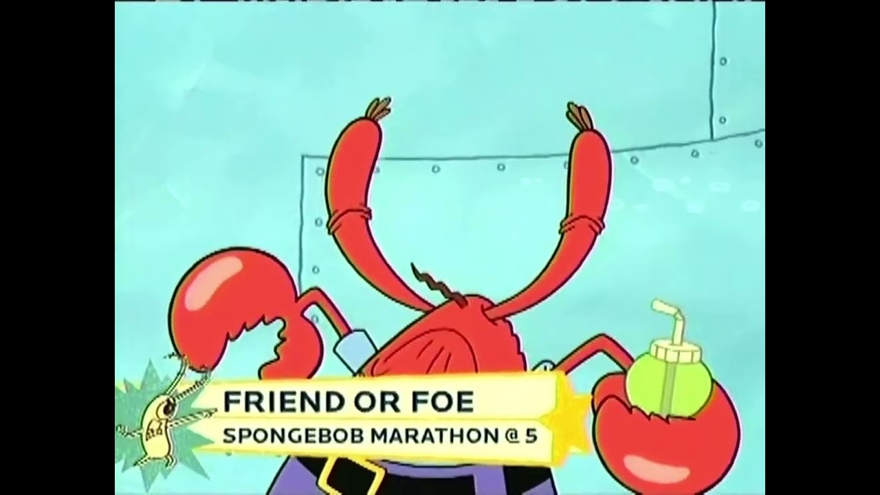 Nickelodeon SpongeBob SquarePants Friend Or Foe Premiere Promo Late Nickelodeon SpongeBob SquarePants Friend Or Foe Premiere Promo Late