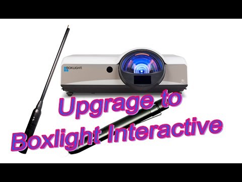 How to Upgrade normal projector to interactive || By BOXLIGHT INDIA