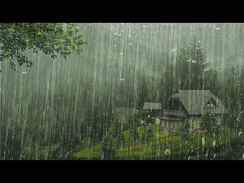 비오는 산책길 불면증 수면을 위한 최고의 빗소리, 편안한 백색소음, RELAX, ASMR, Rain Sounds for Sleeping