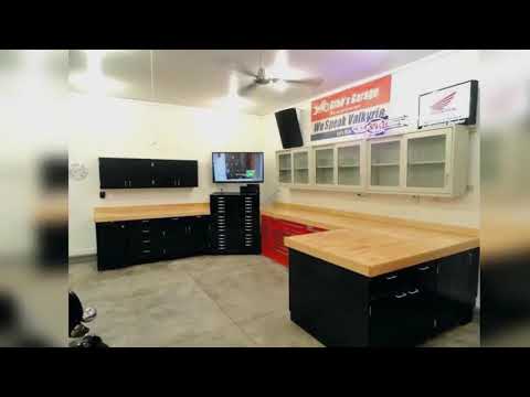 garage workbench and storage ideas garage closet ideas