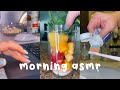 morning routine asmr