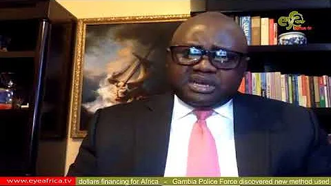 Ebou Jallow giving testimony in connection the sai...