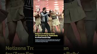 Salman Khan Trolled For Lazy Dance & Visible Belly In Viral Concert Clip