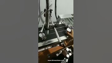 Automatic food can tin inkjet printer coding machine testing video