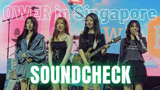 QWER in Singapore - 4K SOUNDCHECK FULL: ROCKATION World Tour - 022826 큐더블유이알