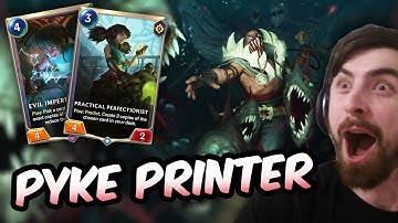 Print Pyke Spell!! | Ekko LoR Deck | Legends of Runeterra