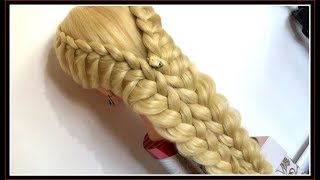 HAIRSTYLES FOR LONG HAIR / loose french braids / HairGlamour Styles /  Hair braids