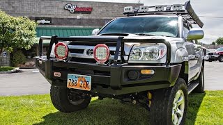 This video shows how to install an arb winch bull bar on a 2004 toyota
4runner. for best pricing click the link below: http://w...