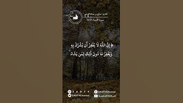ما تيسر من سورة النساء ( ٤٨ ) - تلاوة خاشعة