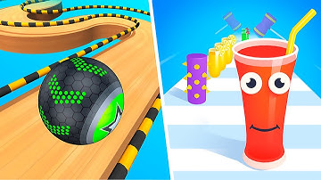 Going Balls vs Juice Run - All Levels Gameplay Walkthrough Android & IOS - NEW APK UPDATE!