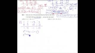 6.5B The Factor Theorem