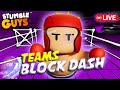 Block dash team unlimited codes  stumble guys live  ab gamer yt