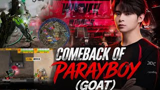 GOAT OF PUBG MOBILE 🐐 PARABOY COMEBACK WITH SOLO CHIKEN DINNER IN PEL 😱 