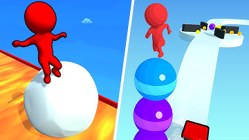 Snow Race VS Stack Rider - All Level Gameplay Android,iOS - NEW BIG APK UPDATE