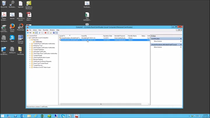 How to assign a certificate to remote desktop services (Really Quick)