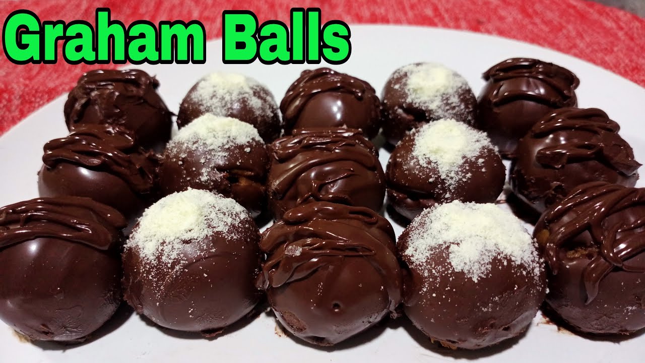 GRAHAM BALLS/HOW TO MAKE CHOCOLATE COATED GRAHAM BALLS/EASY NEGOSYO
