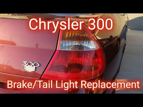 How To Replace The Brake Tail Lights On A 1999 2000 2001 2002 2003 2004 Chrysler 300