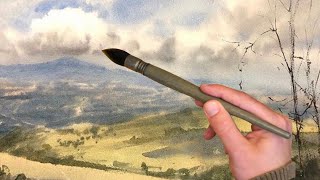 How to Paint a Landscape in Watercolor  Start here!
