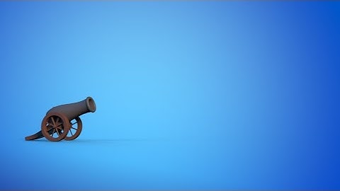 Shooting Cannon - 3D Animation Exercise - Making Of