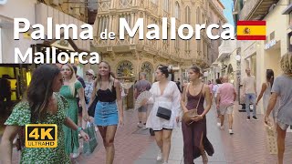 Palma de Mallorca Walking Tour 4K Majorca Spain 🇪🇸