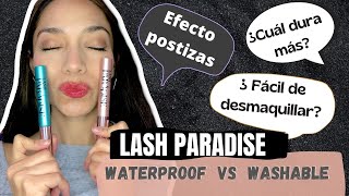 LASH PARADISE Loreal | Waterproof vs washable | Pestañas con una cuchara !!