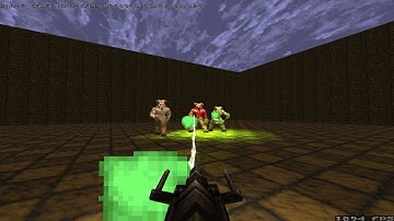 Doom/Quake Crossover:  Introducing Hellknight and Baron of Hell